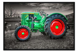 Gerahmter Kunstdruck Deutz Traktor Oldtimer I
