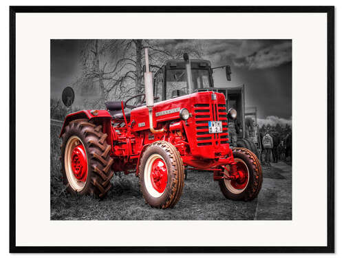 Framed art print McCormick Tractor Oldtimer I