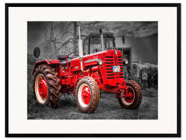 Framed art print McCormick Tractor Oldtimer I