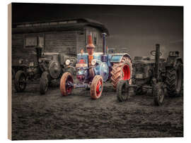 Wood print Lanz Bulldog tractor Oldtimer