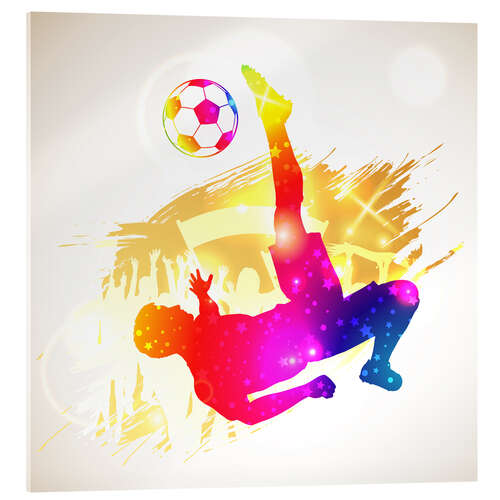 Acrylic print Soccer Player II