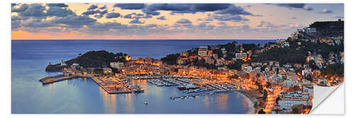 Wall sticker Port Soller Mallorca at night