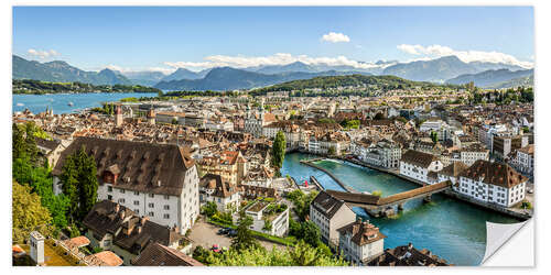 Autocolante decorativo Lucerne Panorama