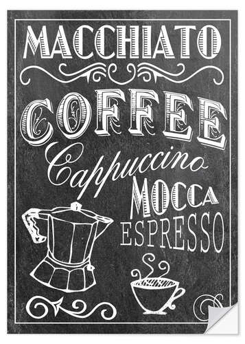 Naklejka na ścianę Coffee Print