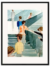 Framed art print Bauhaus Stairway I