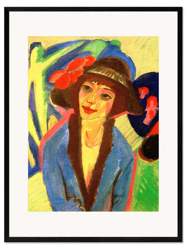 Framed art print Portrait Gerda