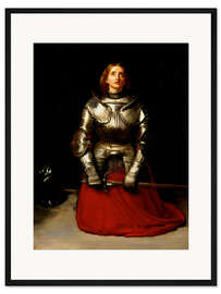 Gerahmter Kunstdruck Jeanne d'Arc