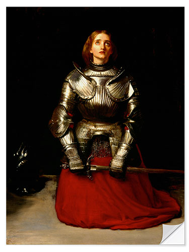 Selvklebende plakat Joan of Arc