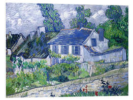 Foam board print Houses in Auvers