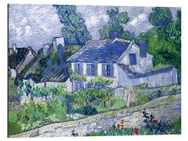 Magnettafel Häuser in Auvers