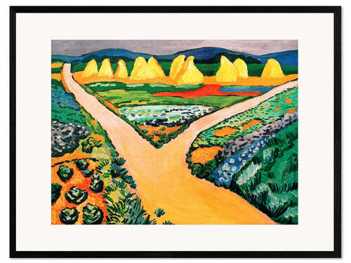 Framed art print Vegetable Fields
