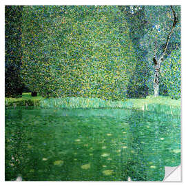 Muursticker Pond of Schloss Kammer on Attersee