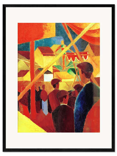Stampa artistica con cornice Tightrope walker