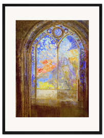 Gerahmter Kunstdruck Kirchenfenster