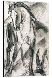 Magnettafel Junges Pferd in Berglandschaft