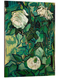 Magnettafel Rosen und ein Käfer