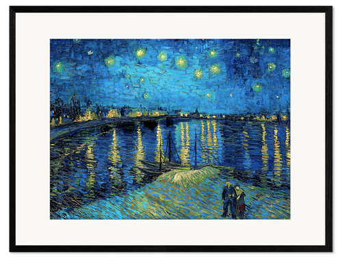 Framed art print Starry Night Over the Rhône