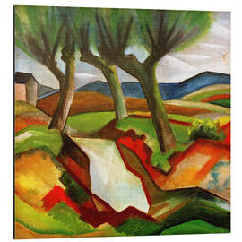 Magnettafel Weiden am Bach