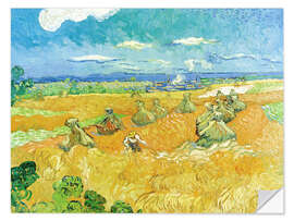 Wall sticker Wheat Field with Reaper