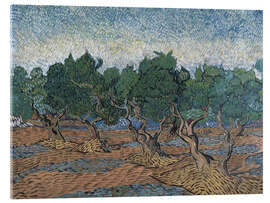 Akrylbilde Olive Grove III