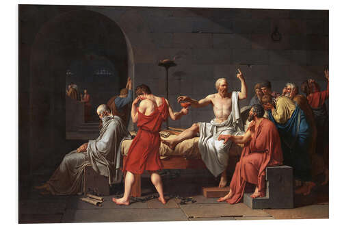 Foam board print The Death of Socrates