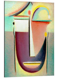 Magnettafel Abstrakter Kopf: Urform