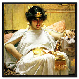 Gerahmter Kunstdruck Kleopatra - John William Waterhouse