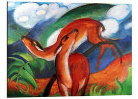 Magnettafel Rote Rehe II