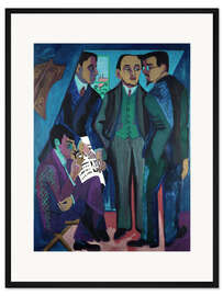 Gerahmter Kunstdruck Eine Künstlergemeinschaft