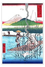 Poster  The Sagami River - Utagawa Hiroshige