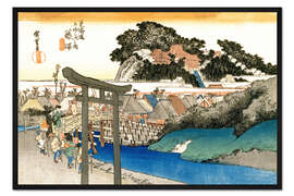 Gerahmter Kunstdruck Fujisawa