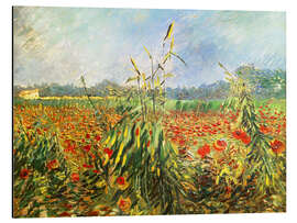 Magnettafel Grüne Kornhalme