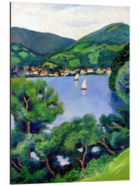 Magnettafel Ansicht vom Tegernsee