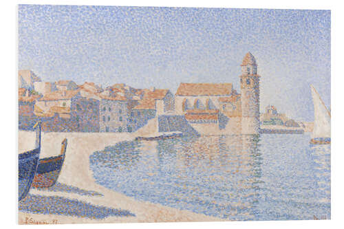 Foam board print View of Collioure