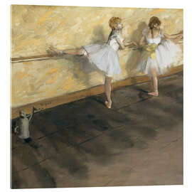 Acrylglasbild Tänzerinnen an der Balletstange