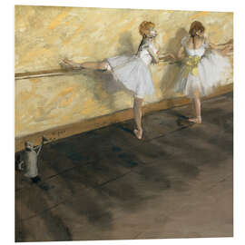 Quadro em PVC Dancers at the ballet bar