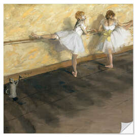 Sisustustarra Dancers at the ballet bar