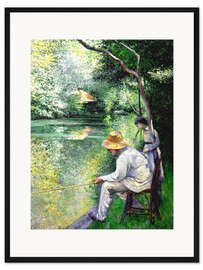 Gerahmter Kunstdruck Angler