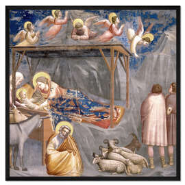 Gerahmter Kunstdruck Die Geburt Christi