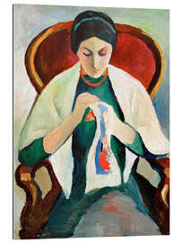 Gallery print Woman Sewing