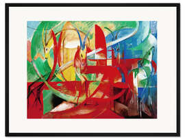 Gerahmter Kunstdruck Gazellen