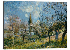 Magnettafel Obstgarten im Frühling