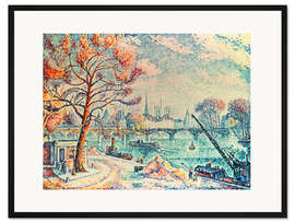 Gerahmter Kunstdruck Paris, le Pont des Arts