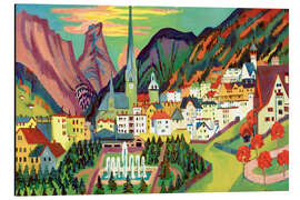 Magnettafel Davos im Sommer