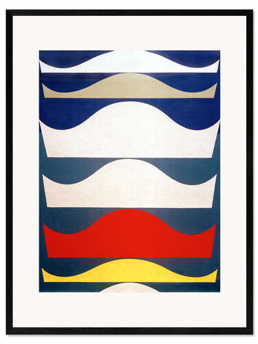 Framed art print Colored gradation