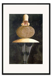 Gerahmter Kunstdruck Figurine