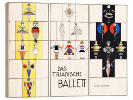 Stampa su legno Das triadische Ballett