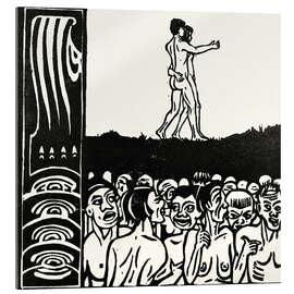 Cuadro de metacrilato En frente de la gente - Ernst Ludwig Kirchner