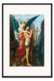 Gerahmter Kunstdruck Hésiode et la Muse