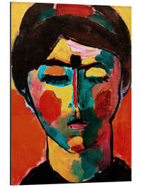 Magnettafel Frauenkopf